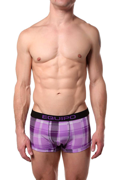 Equipo Purple/Black Plaid/Solid Brazilian Trunk 2-Pack