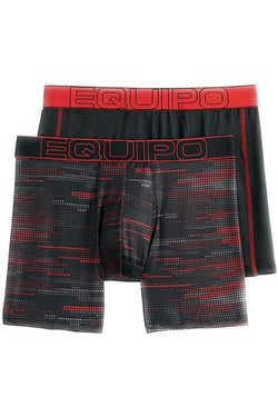 Equipo Red and Dots Quick Dry Performace 2-Pack Boxer Briefs thumbnail 1