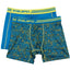 Equipo Teal and Lime Quick Dry Performace 2-Pack Boxer Briefs