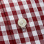 Eton Brushed Gingham Regular Fit Dress Shirt Burgundy