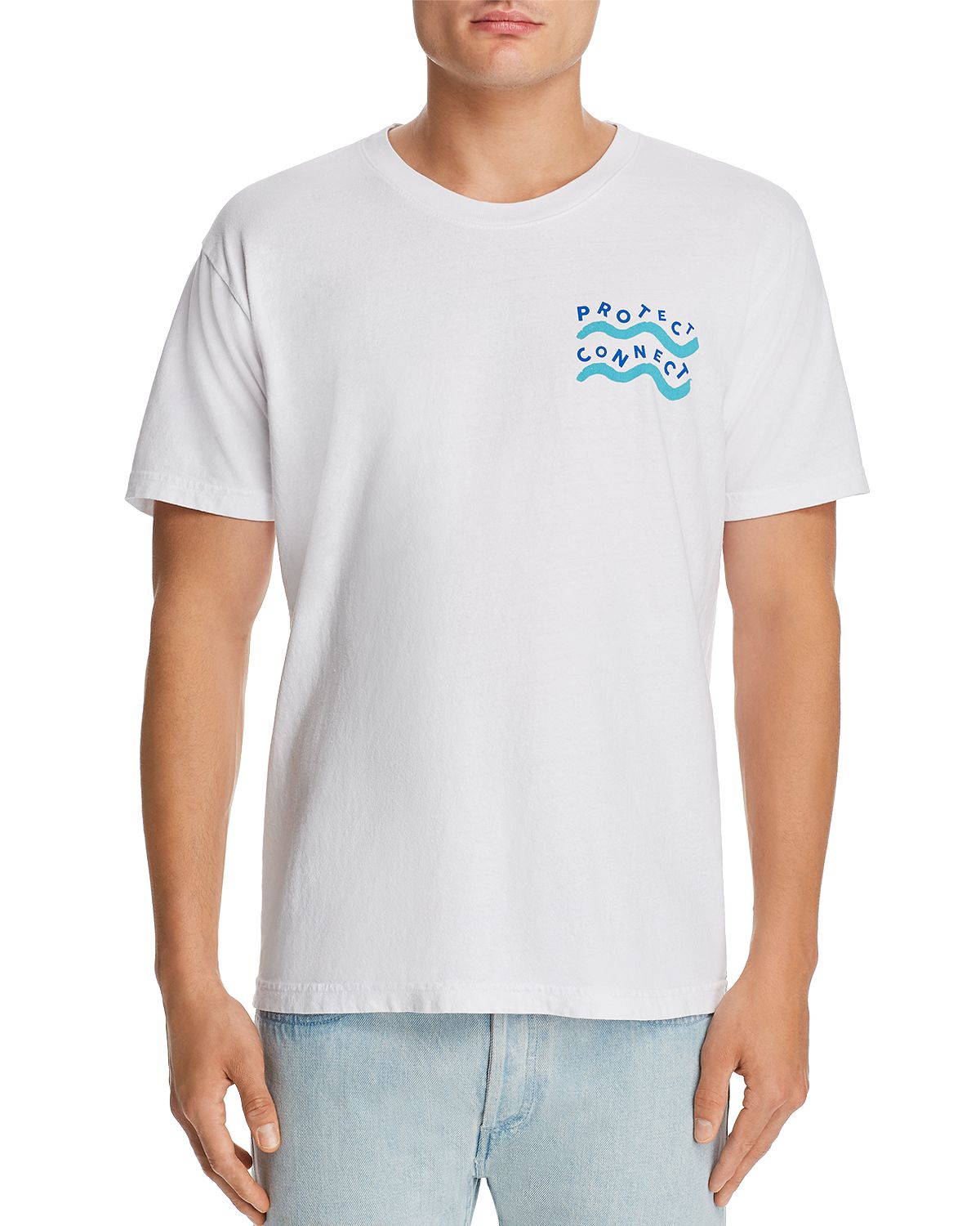 Everybody.world X Kelly Anna Protect Connect Graphic Tee White