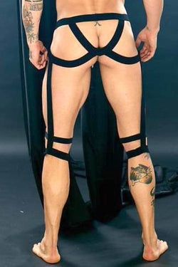Extreme Collection Black Dungeon Leg Harness thumbnail 2