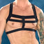 Extreme Collection Black Elastic Dungeon Harness
