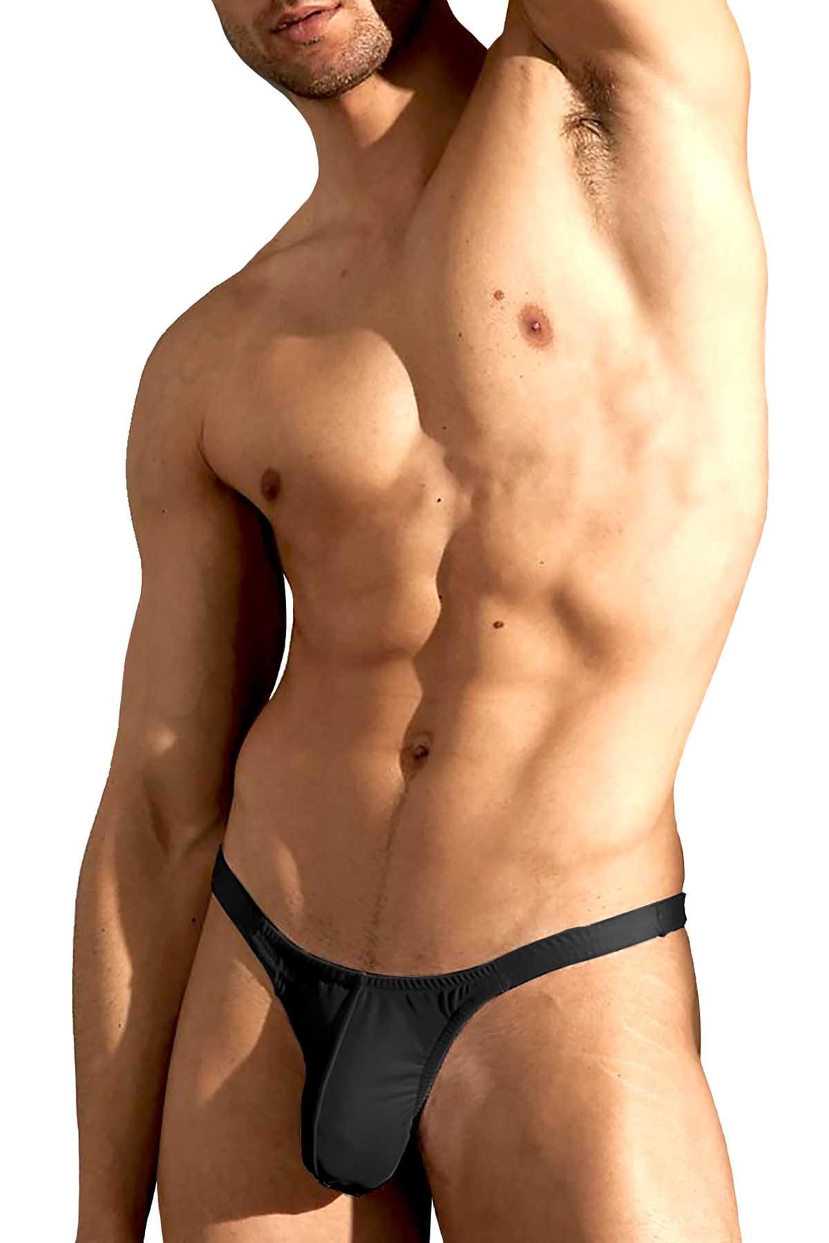 Extreme Collection Black Enhancement-Ring Thong