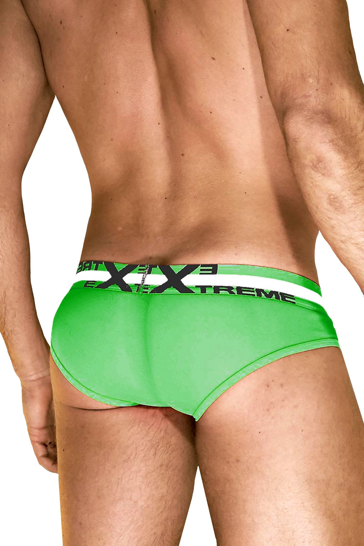 Extreme Collection Green Mesh C-Ring Brief