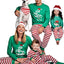 Family PJs Green/Red Striped Elfing Around 2pc Pajama Set