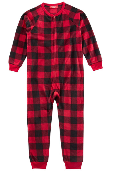 Family PJs KIDS Buffalo Check Onesie Pajama