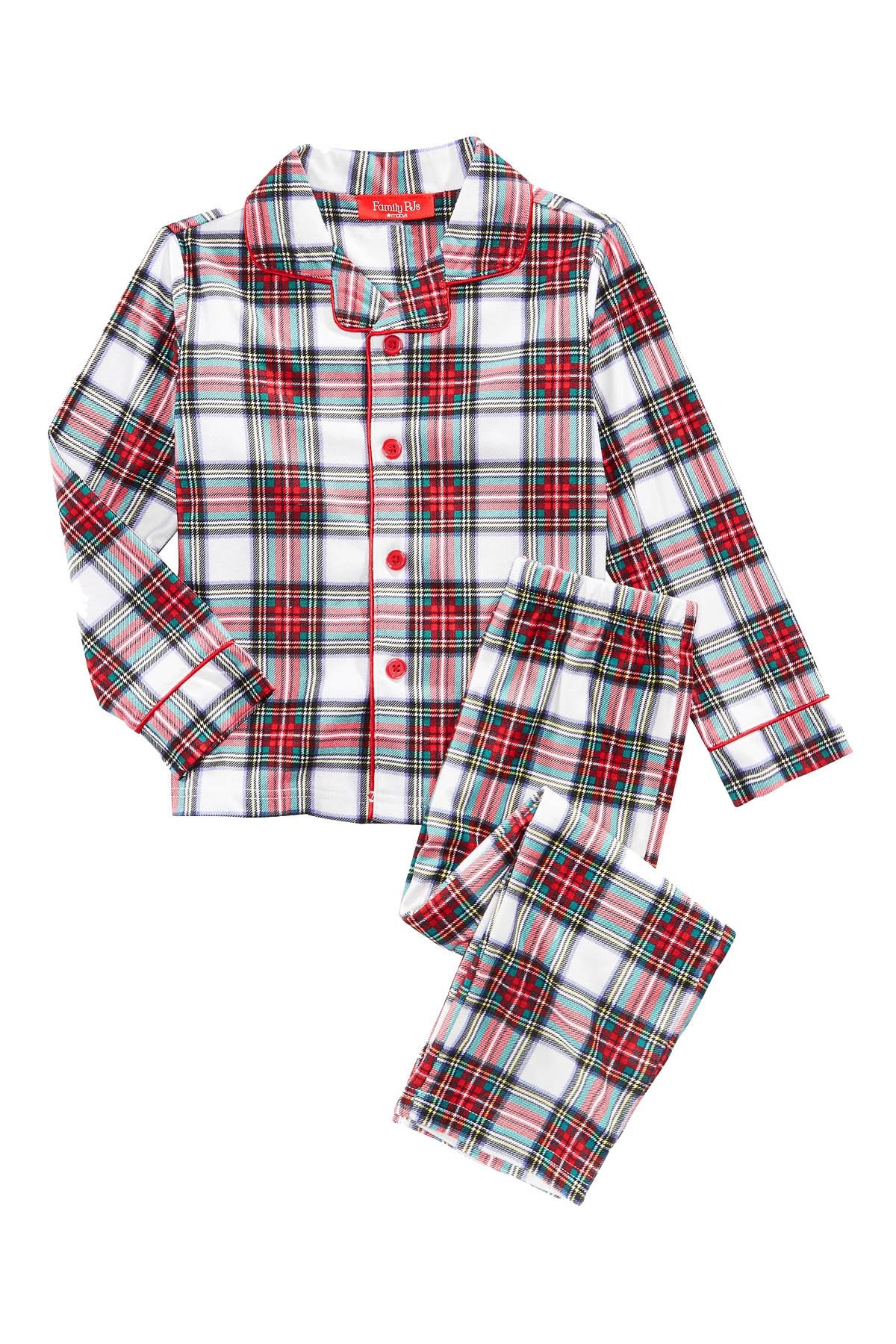 Family PJs KIDS Stewart Plaid 2pc Pajama Set