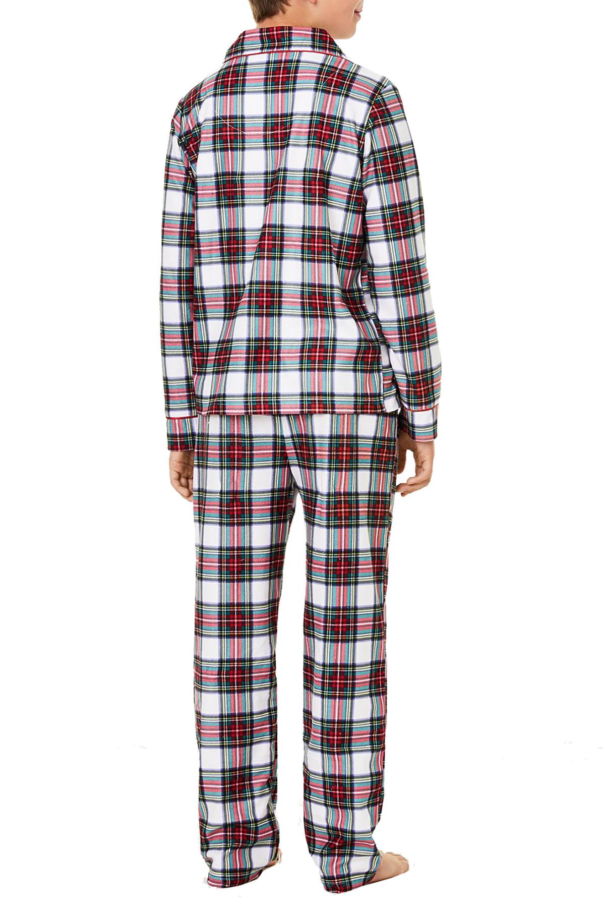 Family PJs KIDS Stewart Plaid Pajama Set