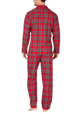 Family PJs Men Brinkley Plaid Button Down Pajama Set thumbnail 2