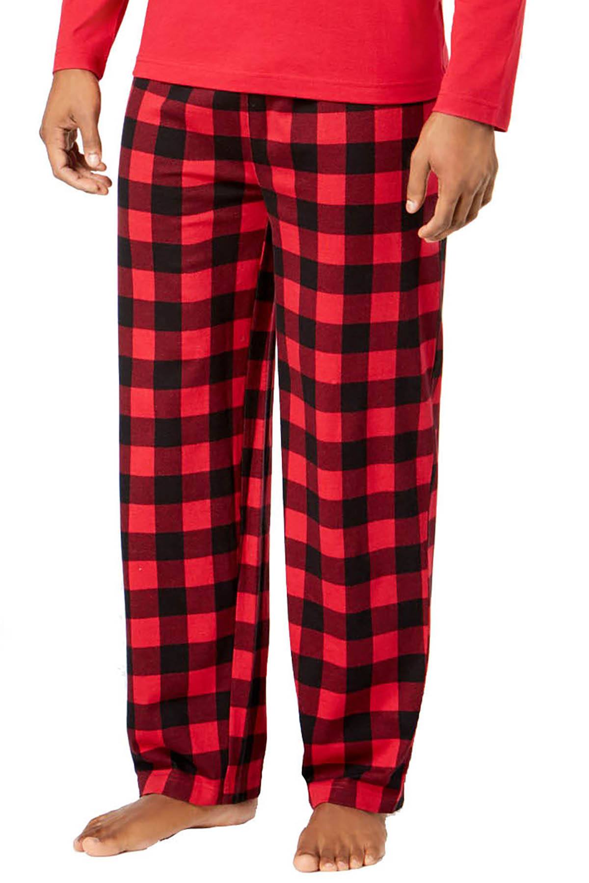 Family PJs Men Buffalo Check Pajama Pant