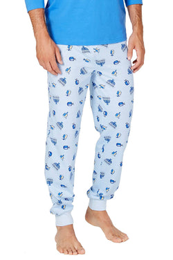 Family PJs Men Hanukkah/Dreidel Jogger Pajama Pant thumbnail 1