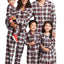 Family PJs Men Holiday Mix It Henley Pajama Set in Stewart Plaid