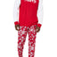 Family PJs Men Holiday Pajama Set in Merry Snowflake