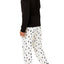 Family PJs Men Holiday Pajama Set in Tree Print