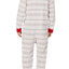 Family PJs Men Hooded Pajama Onesie in Winter Fairisle