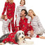 Family PJs Men Hooded Pajama Onesie in Winter Fairisle