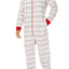 Family PJs Men Hooded Pajama Onesie in Winter Fairisle