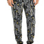 Family PJs Men New Year Pajama Set in Black