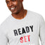 Family PJs Men Ready Set Snow Pajama Set