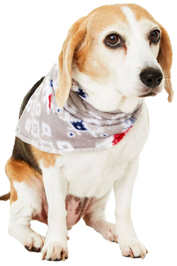 Family PJs PET Bandana in Polar Bear Grey thumbnail 1