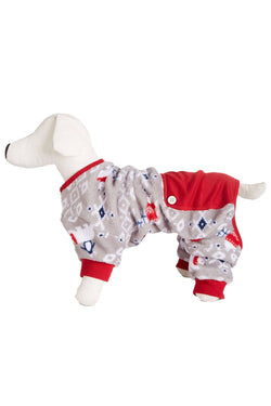 Family PJs PET Holiday Pajamas in Polar Bear Grey thumbnail 1