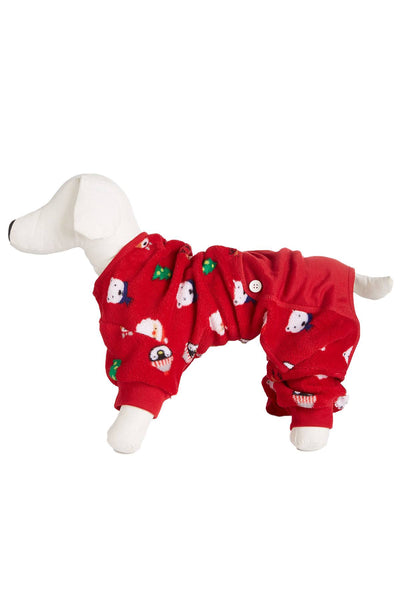 Family PJs PET Holiday Pajamas in Santa and Friends