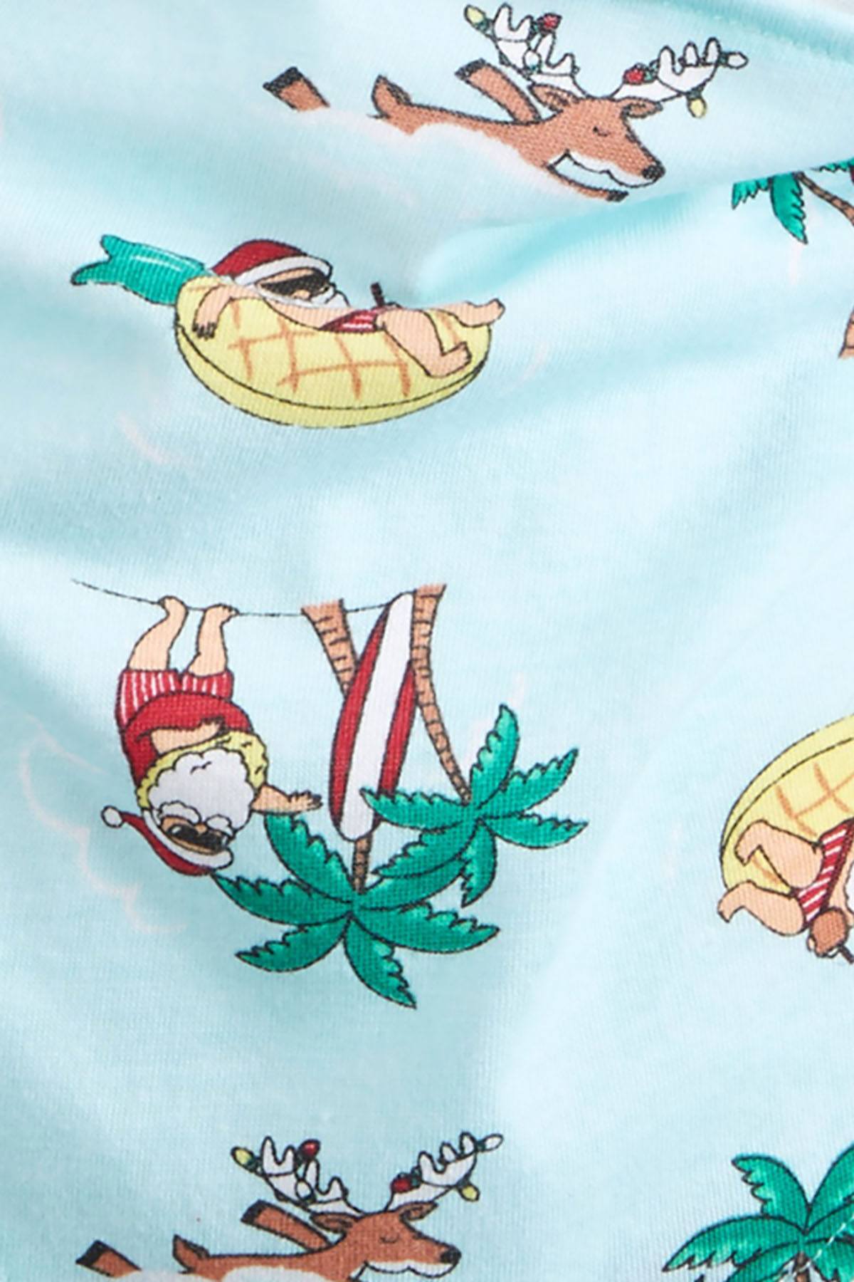 Family PJs PET Tropical Santa Bandana