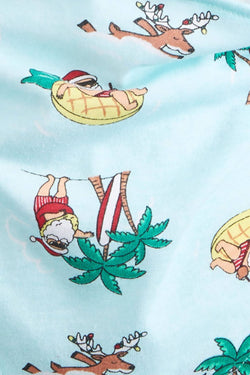 Family PJs PLUS Tropical Santa Pajama Set thumbnail 2