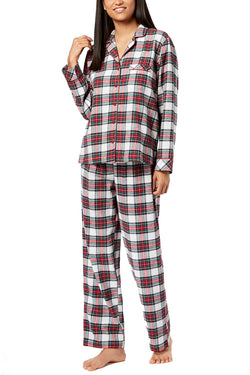 Family PJs Stewart-Plaid 2-Pc Pajama Set thumbnail 1