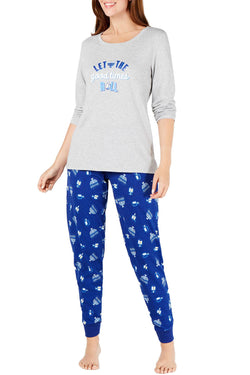 Family PJs Women's Good Times Roll Hanukkah Pajama Set thumbnail 1