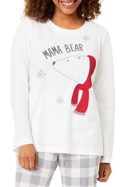 Family PJs Women's Mama Bear Pajama Set thumbnail 3