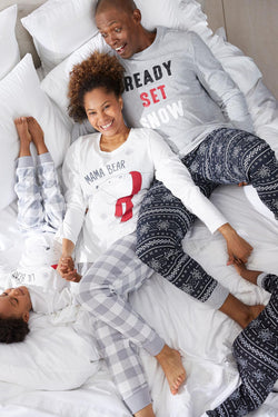 Family PJs Women's Mama Bear Pajama Set thumbnail 4