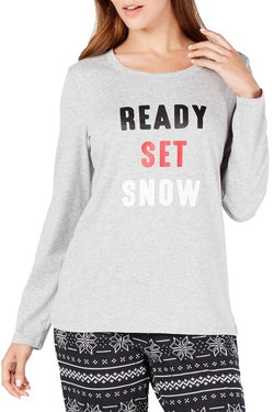 Family PJs Women's Ready Set Snow Pajama Set thumbnail 2