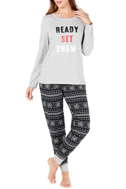 Family PJs Women's Ready Set Snow Pajama Set thumbnail 1
