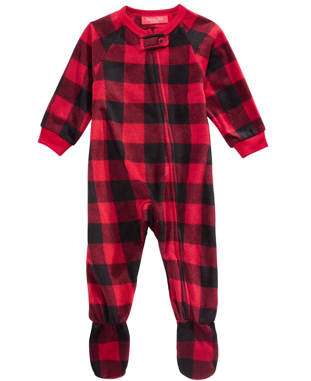 Family Pajamas Matching Baby Buffalo-check Footed Pajamas Buffalo Check