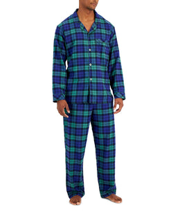 Family Pajamas Matching Black Watch Plaid Family Pajama Set Black Watch Plaid thumbnail 4