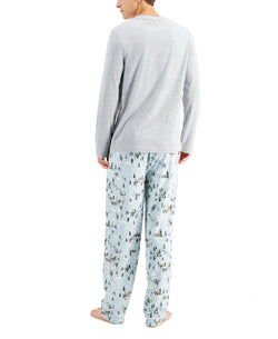 Family Pajamas Matching Ski Mountain Family Pajama Set Ski Mountains thumbnail 2