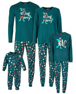 Family Pajamas Matching So Elfing Merry Family Pajama Set thumbnail 2