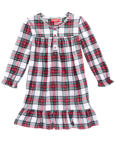 Family Pajamas Matching Stewart Plaid Nightgown Available In Toddler And Kids Stewart Plaid