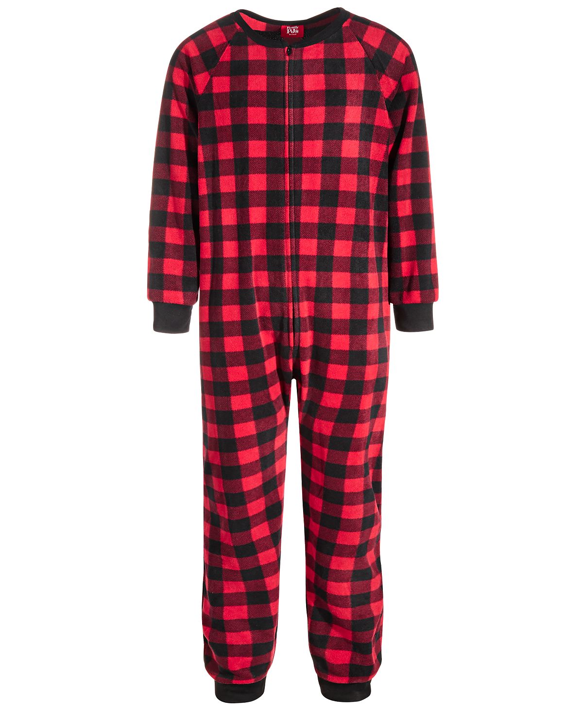 Family Pajamas Matching Toddler Little & Big Kids 1-pc. Red Check Printed Red Check