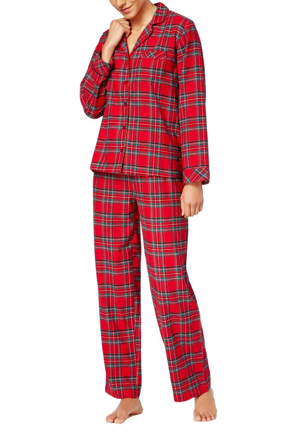 Family Pjs Red/Brinkley-Plaid Pajama Set