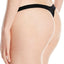 Felina Black Floral Embroidered-Lace Priscilla Thong