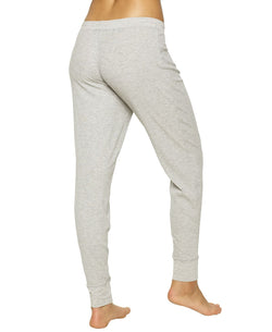 Felina Essentials Ribbed Lounge Jogger Pants Heather Gr thumbnail 2