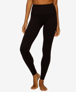 Felina Velvety Soft High-waist Loungewear Leggings Black thumbnail 1