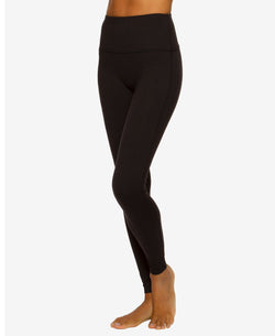Felina Velvety Soft High-waist Loungewear Leggings Black thumbnail 2