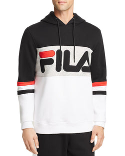 Fila Carlito Hooded Sweatshirt Black/White/Light Gray thumbnail 1