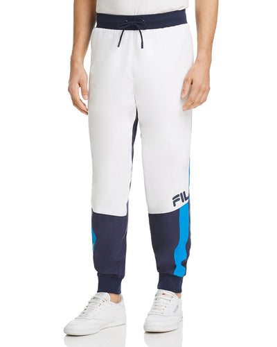 Fila Hudson Color-block Track Pants White/Blue