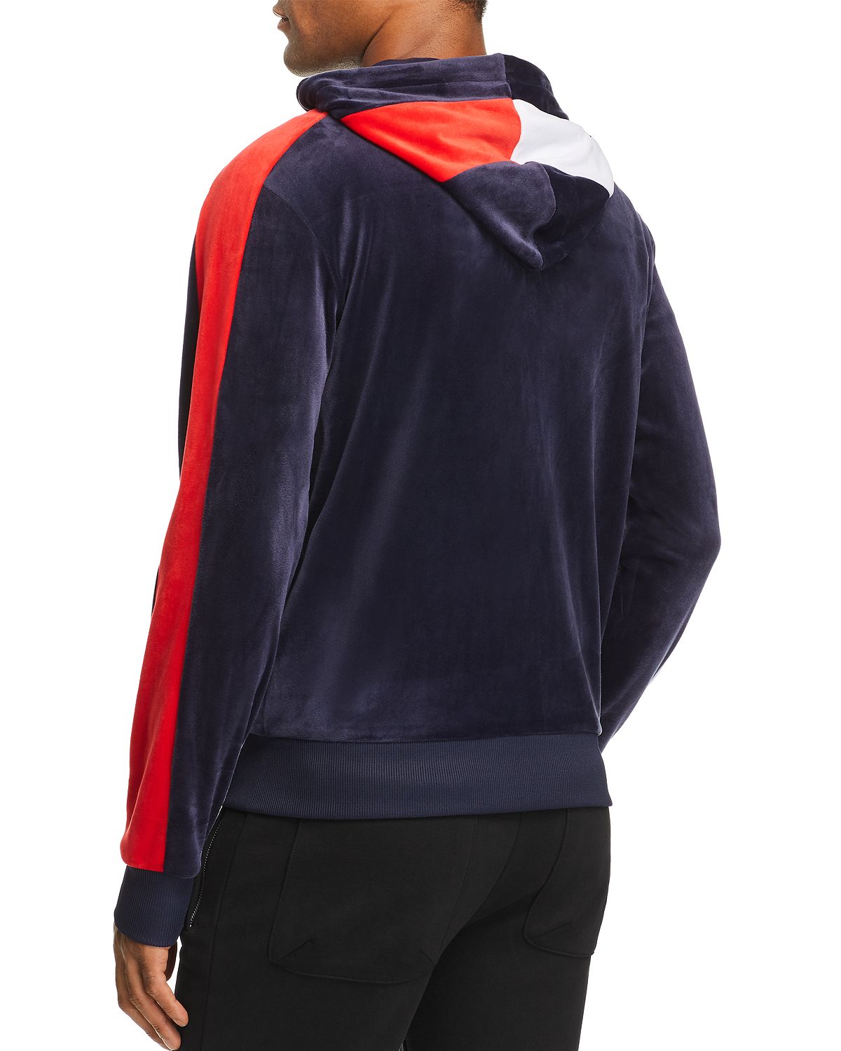 Fila King Color block Velour Jacket Navy CheapUndies