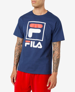 Fila Logo Graphic T-shirt Fila Navy / White / Fila Red thumbnail 1